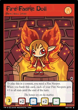 Fire Faerie Doll